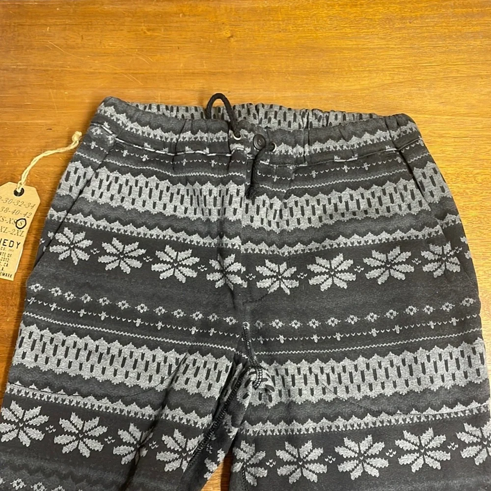 Kennedy Denim Sweatpants Black/Gray Men’s Size Small - Picture 4 of 9